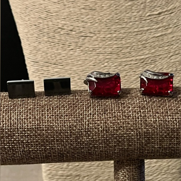 BOSS HUGO BOSS AUTHENTIC DESIGNERS CUFFLINKS & STORAGE BOX - Picture 12 of 17